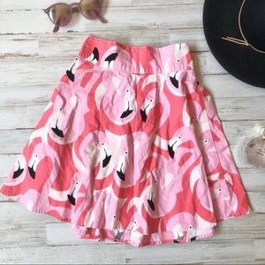 Retrolicious Flamingo Party A-Line Skirt🦩